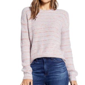 Lucky Brand Marled Knit Crewneck Sweater NWT